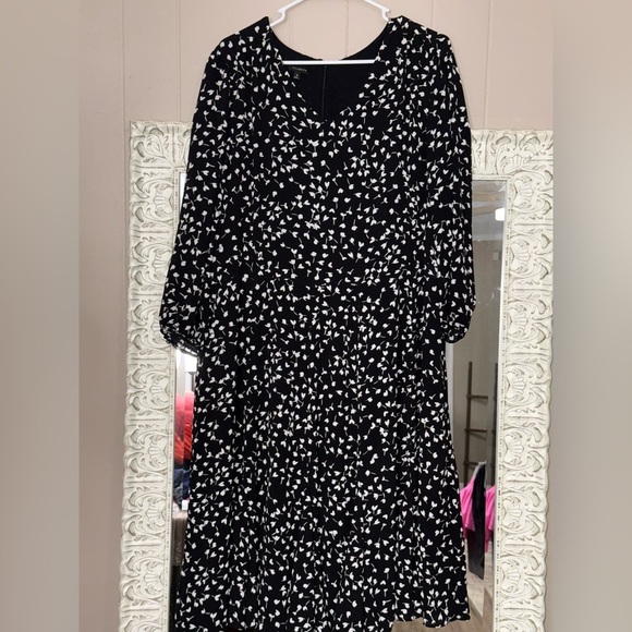 Talbots • Plus Size Floral Midi Dress - Picture 1 of 7